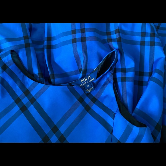 Polo by Ralph Lauren Plaid Fit-and-Flare Dress, size 12. - Picture 3 of 5